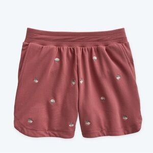 NWT Summersalt The Softest French Terry Pull-On Shorts-Faded Rose Floral